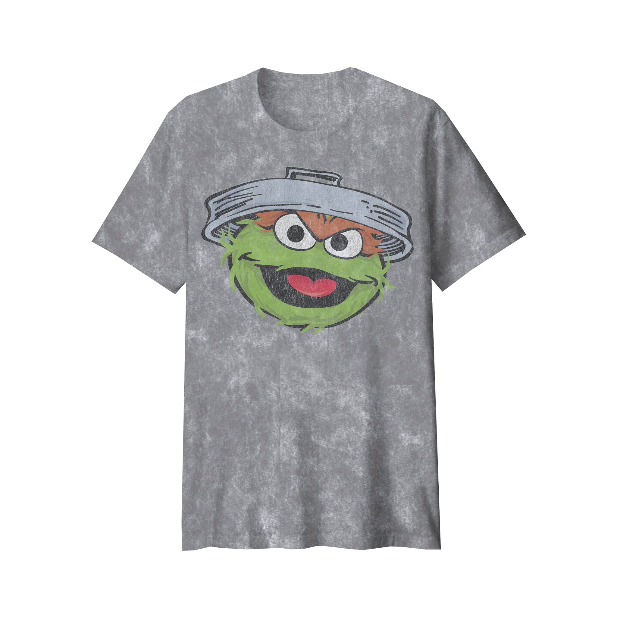 Sesame Street Oscar Grey Adult Tee