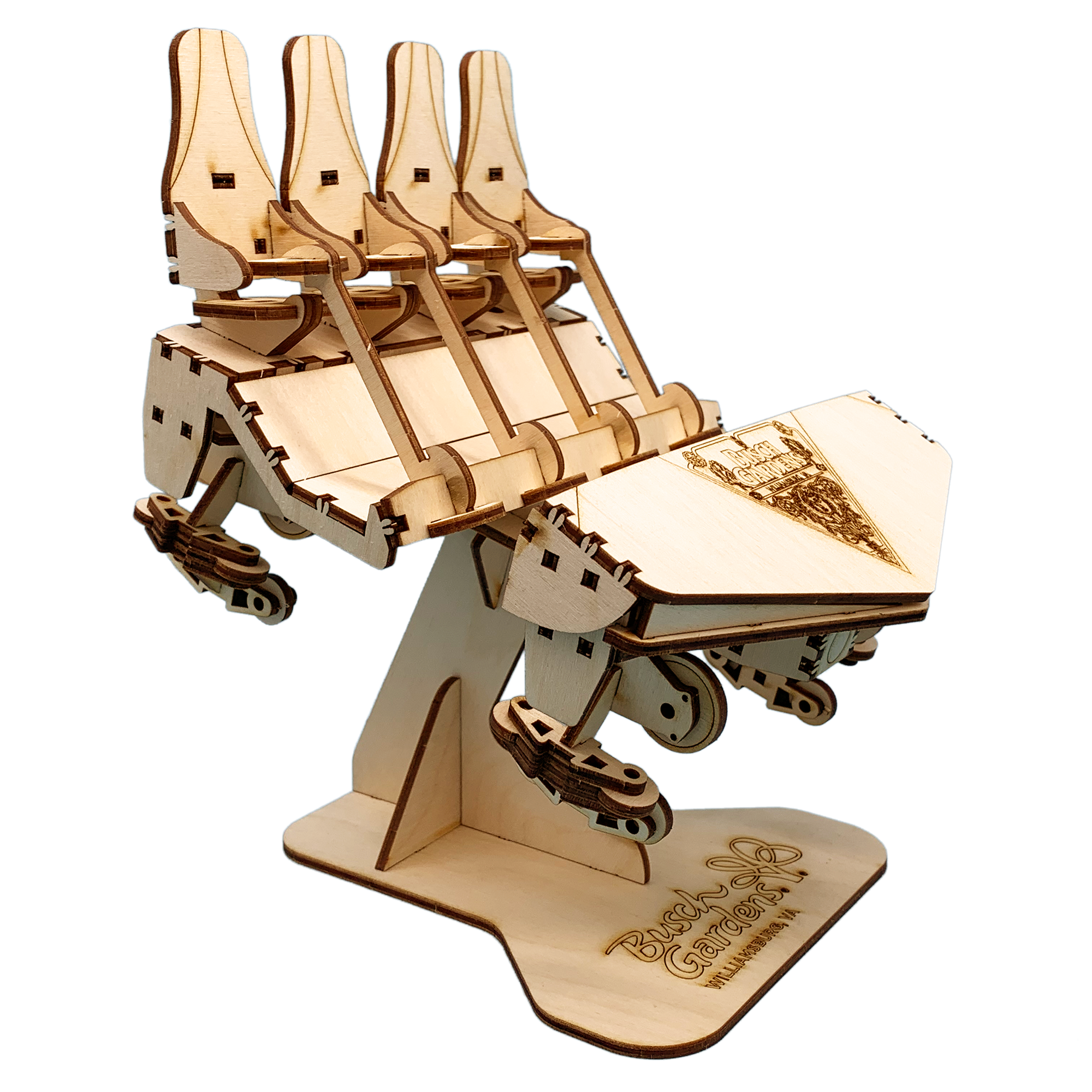 Busch Gardens Williamsburg Coaster Cutout Model Apollo's Chariot