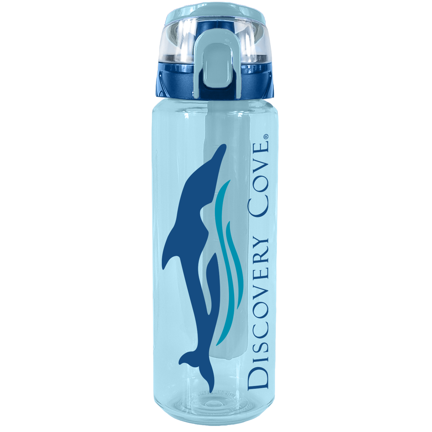 Discovery Cove Blue Logo Bottle 32 Oz