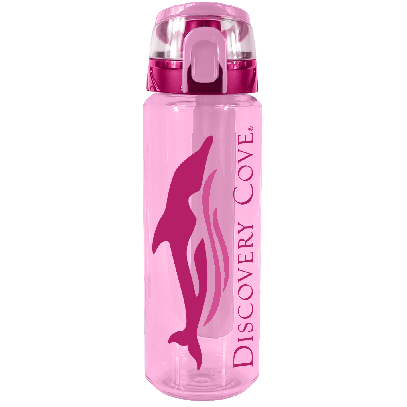 Discovery Cove Pink Logo Bottle 32 Oz