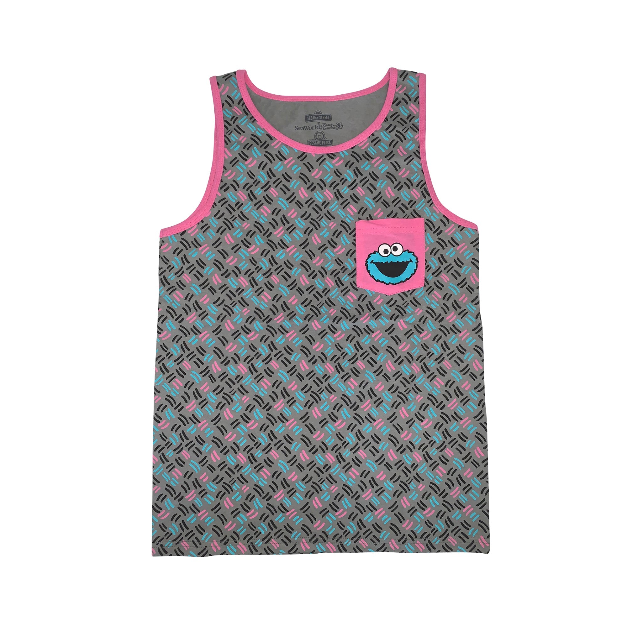 Sesame Street Cookie Monster Adult Pocket Tank