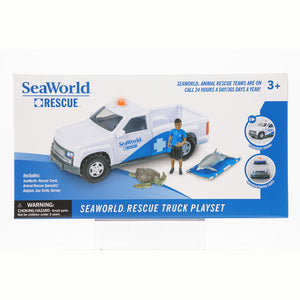 SeaWorld Rescue Pickup Truck Playset - Brunette package