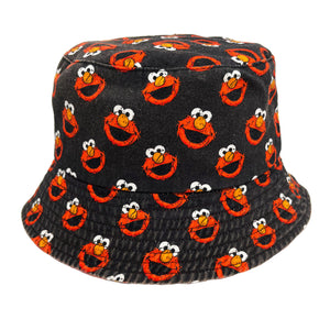 Sesame Street Elmo Mineral Wash Reversible Youth Bucket Hat inside