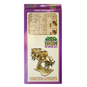 Iron Gwazi Coaster Cutout package front