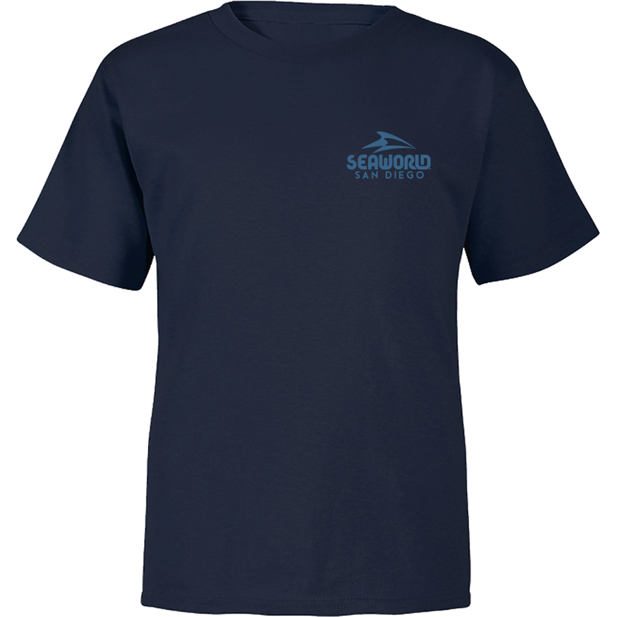 SeaWorld Greetings From San Diego Blue Toddler Boy Tee back